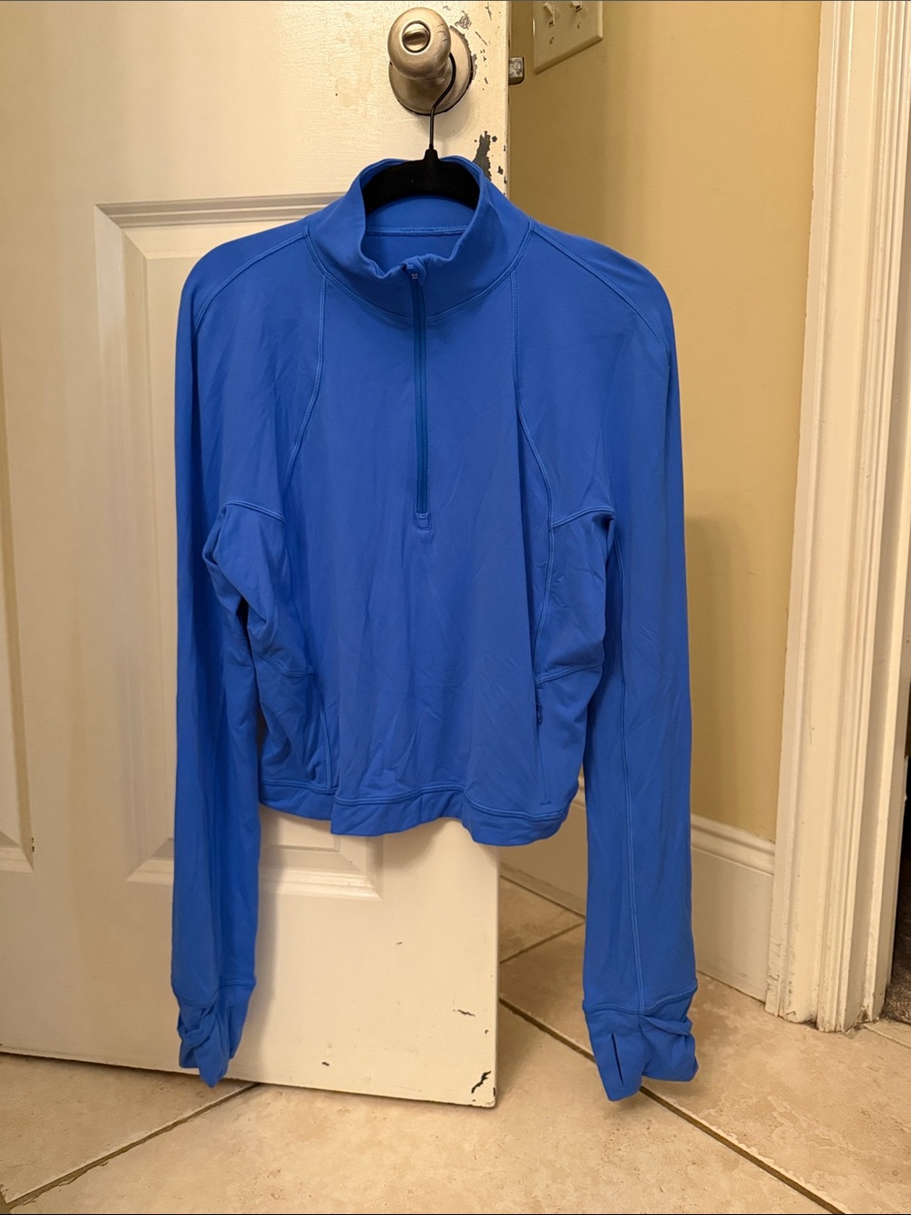 Lululemon cropped quarterzip